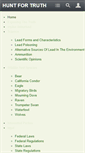 Mobile Screenshot of huntfortruth.org